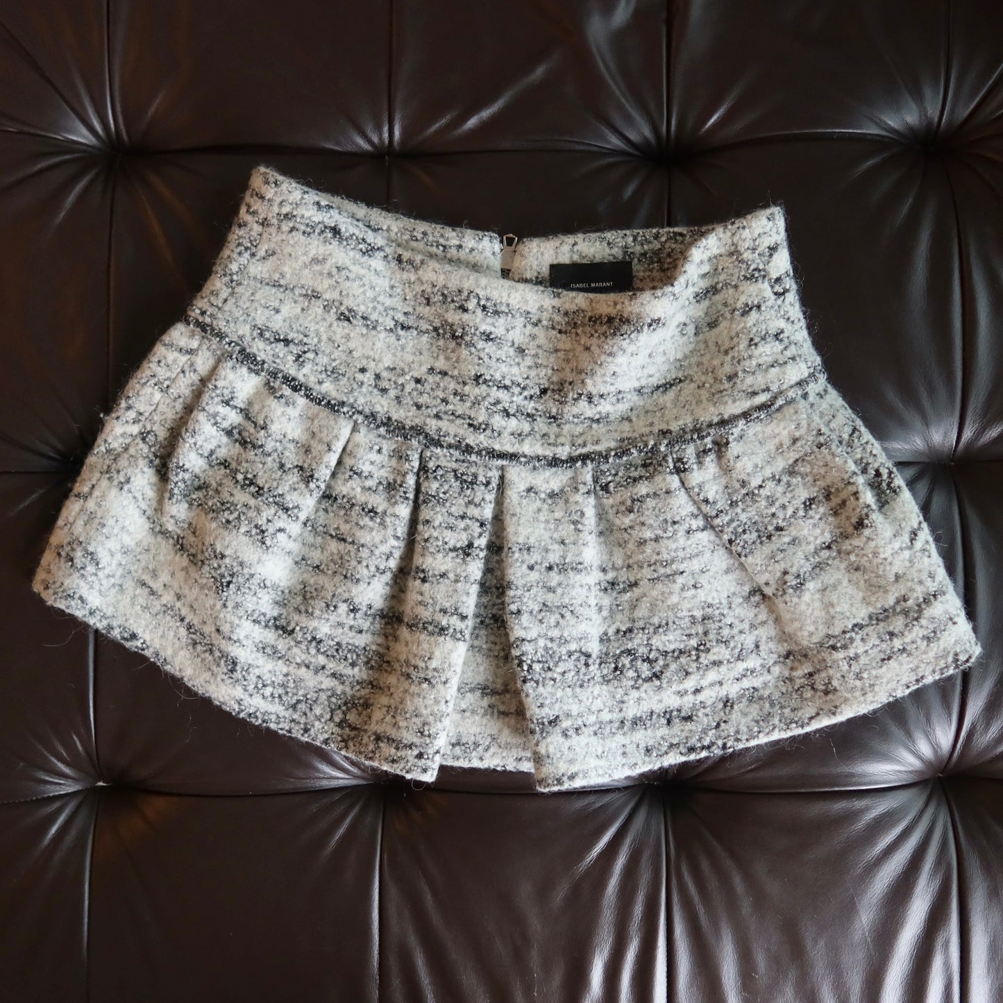 Isabel Marant Wool Blend Mini Skirt