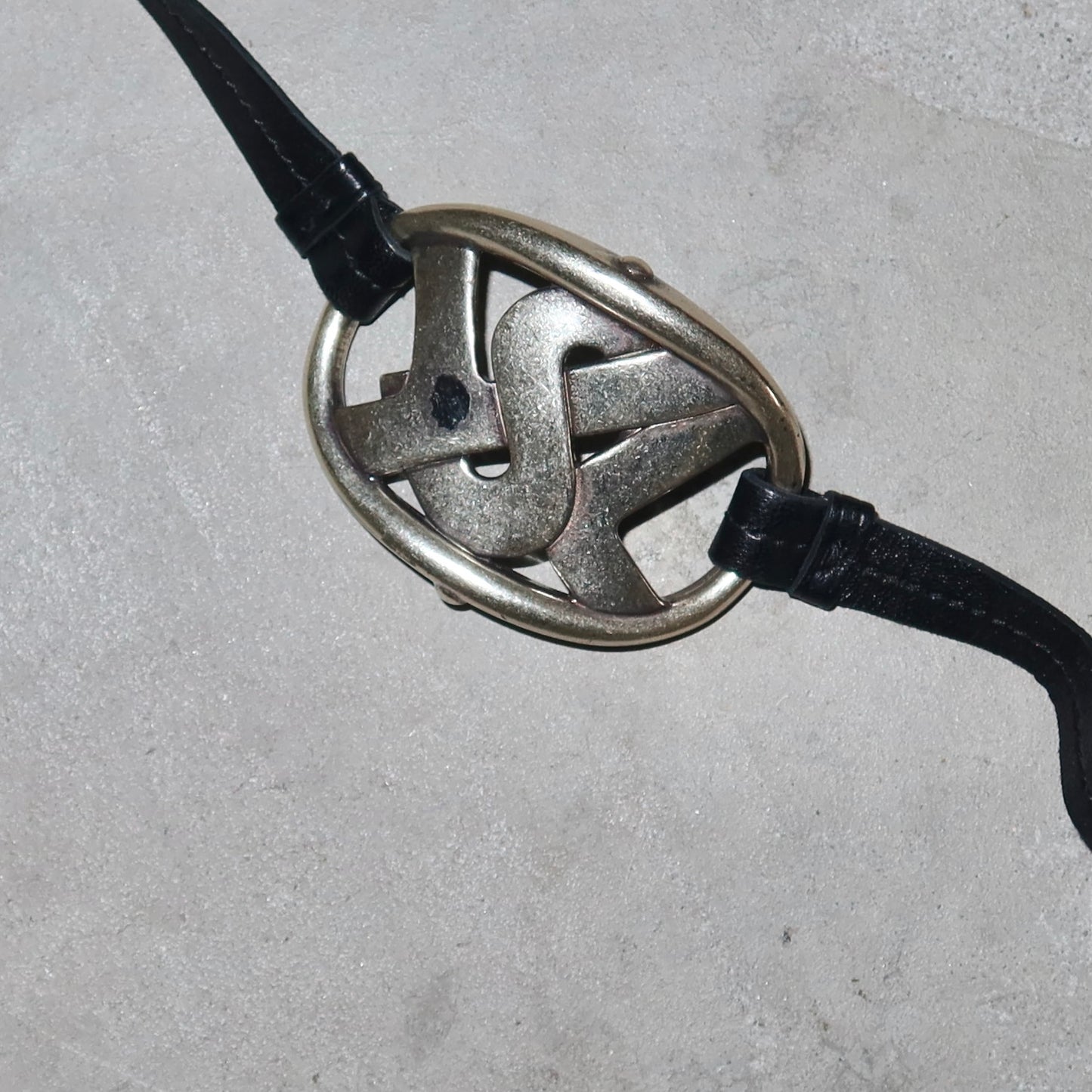 YSL AW2003 Leather Belt