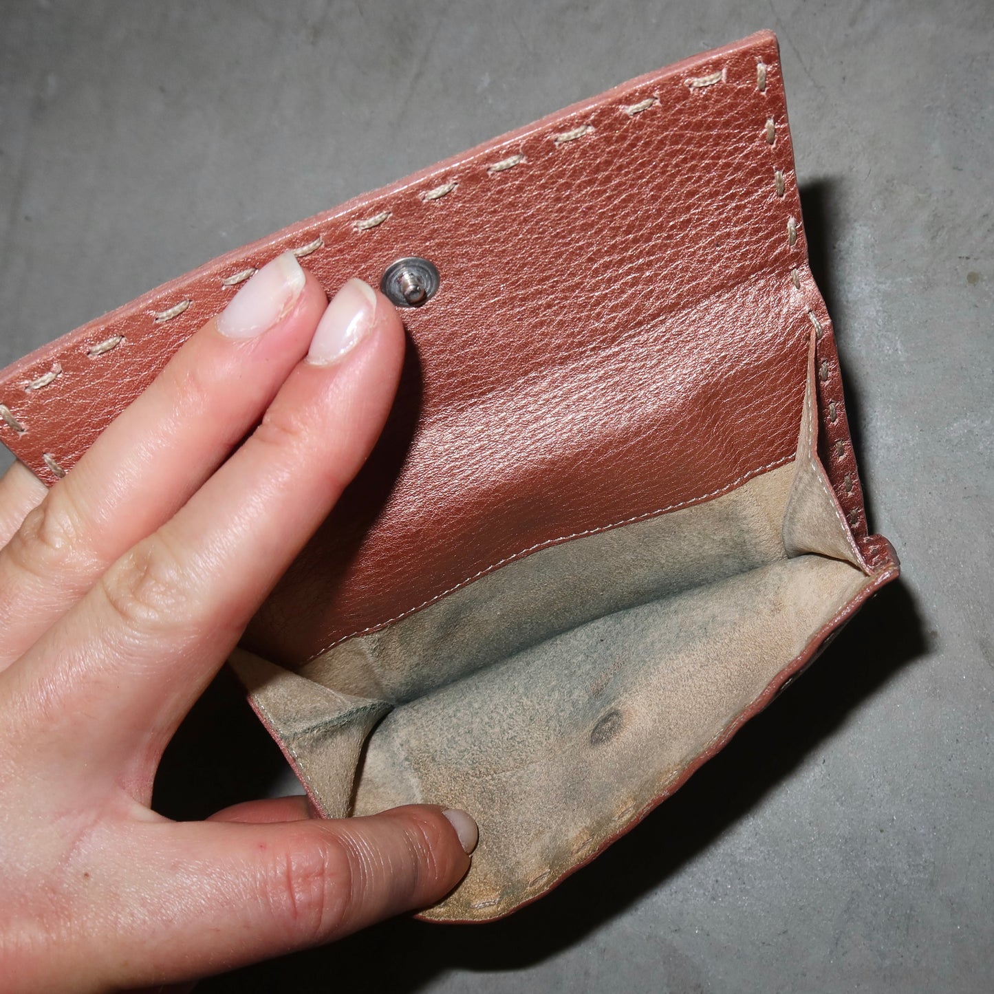 Fendi Selleria Metallic Pink Wallet