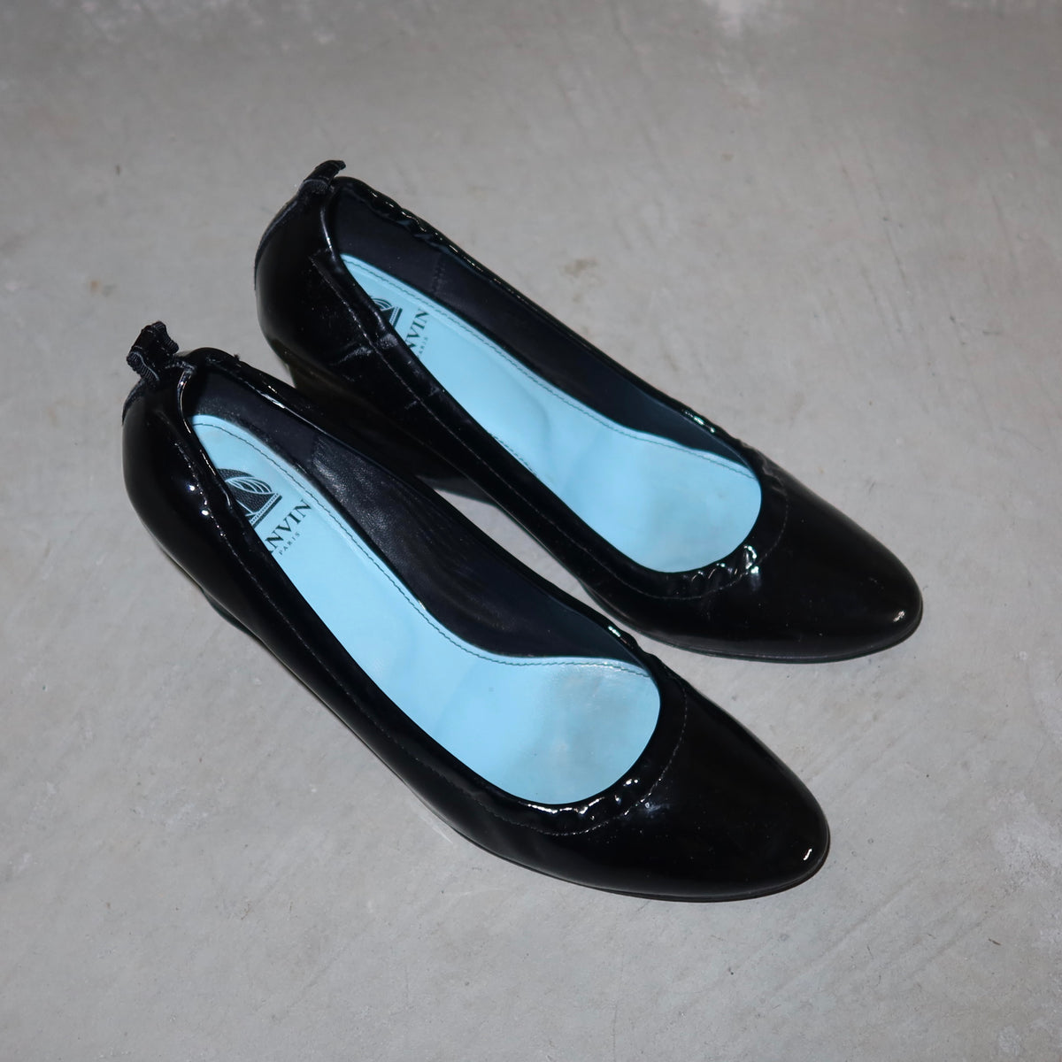 Lanvin Patent Wedges (39.5)