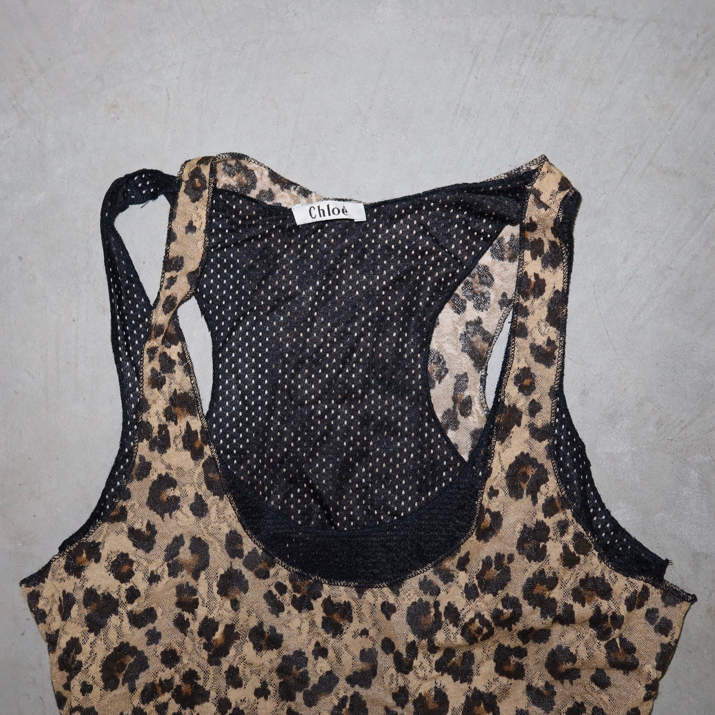 Chloé SS2003 Leopard Print Tank