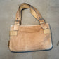 John Galliano Cowhide Buckles Shoulder Bag