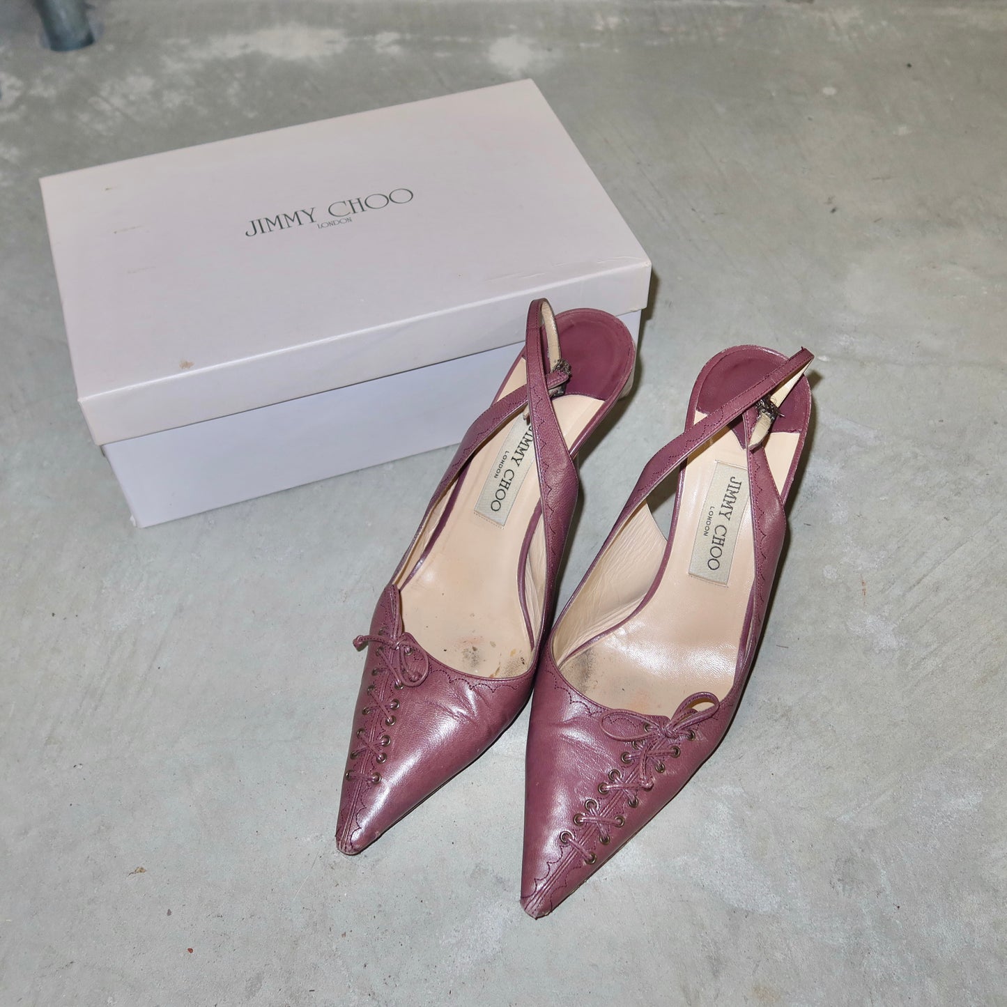 Jimmy Choo Leather Heels (40.5)