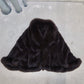 Vintage Mink Fur Poncho