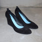 Lanvin Black Suede Wedges (39)