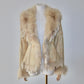 Vintage Leather and Real Fur Jacket