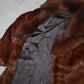 Vintage Brown Fur Coat
