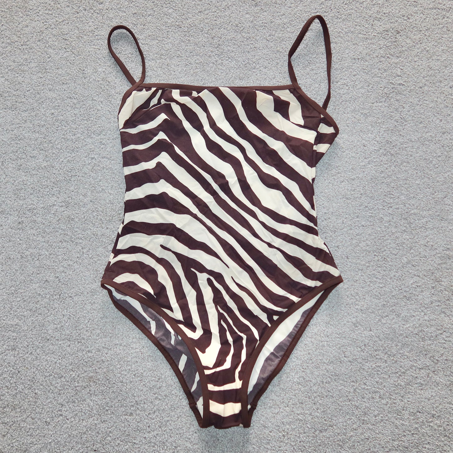 Dolce & Gabbana Zebra Backless Swimsuit