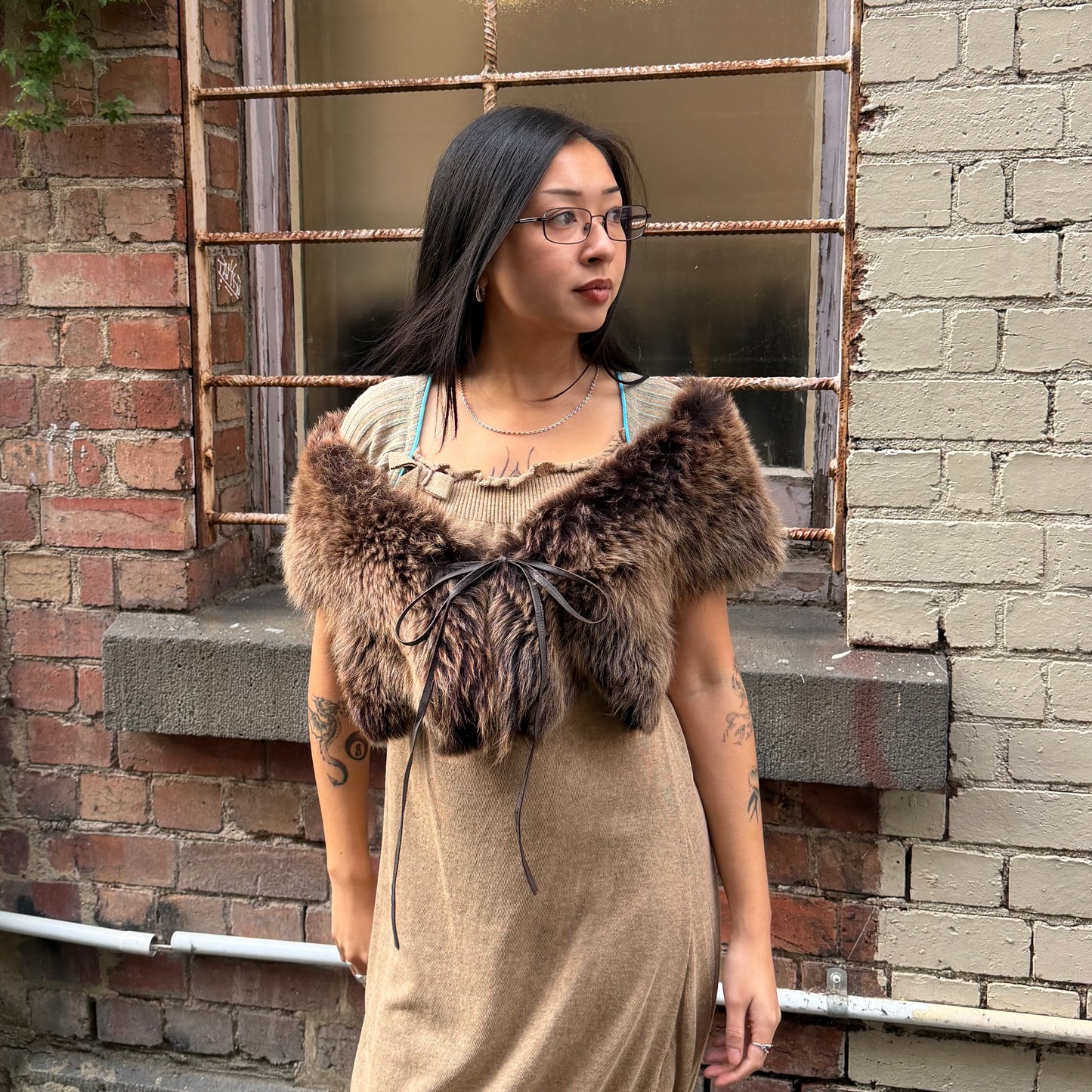 Vintage Shearling Stole
