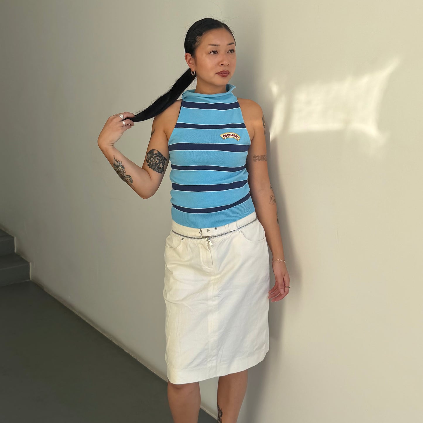 DSquared2 Stripe Knit Top