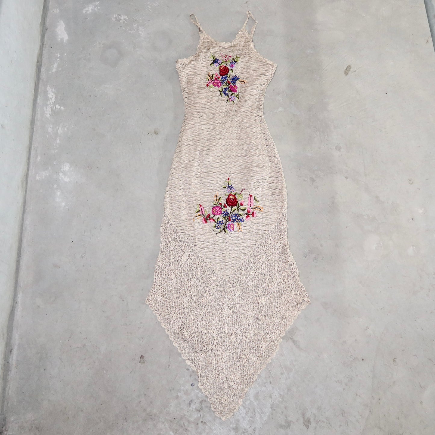 Sue Wong Embroidered Knit Dress