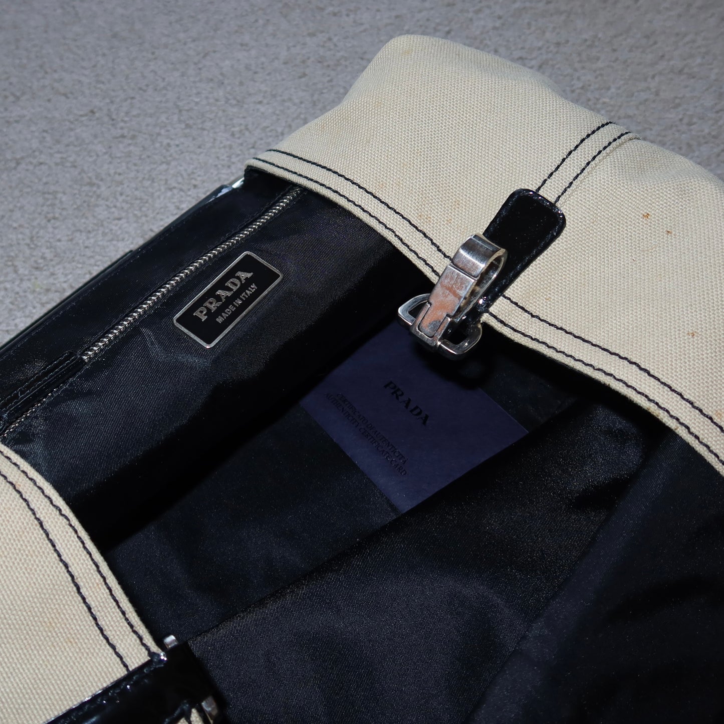 Prada SS2003 Ring Handle Bag