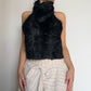 Marni Rare Goat Fur Halter Neck Top