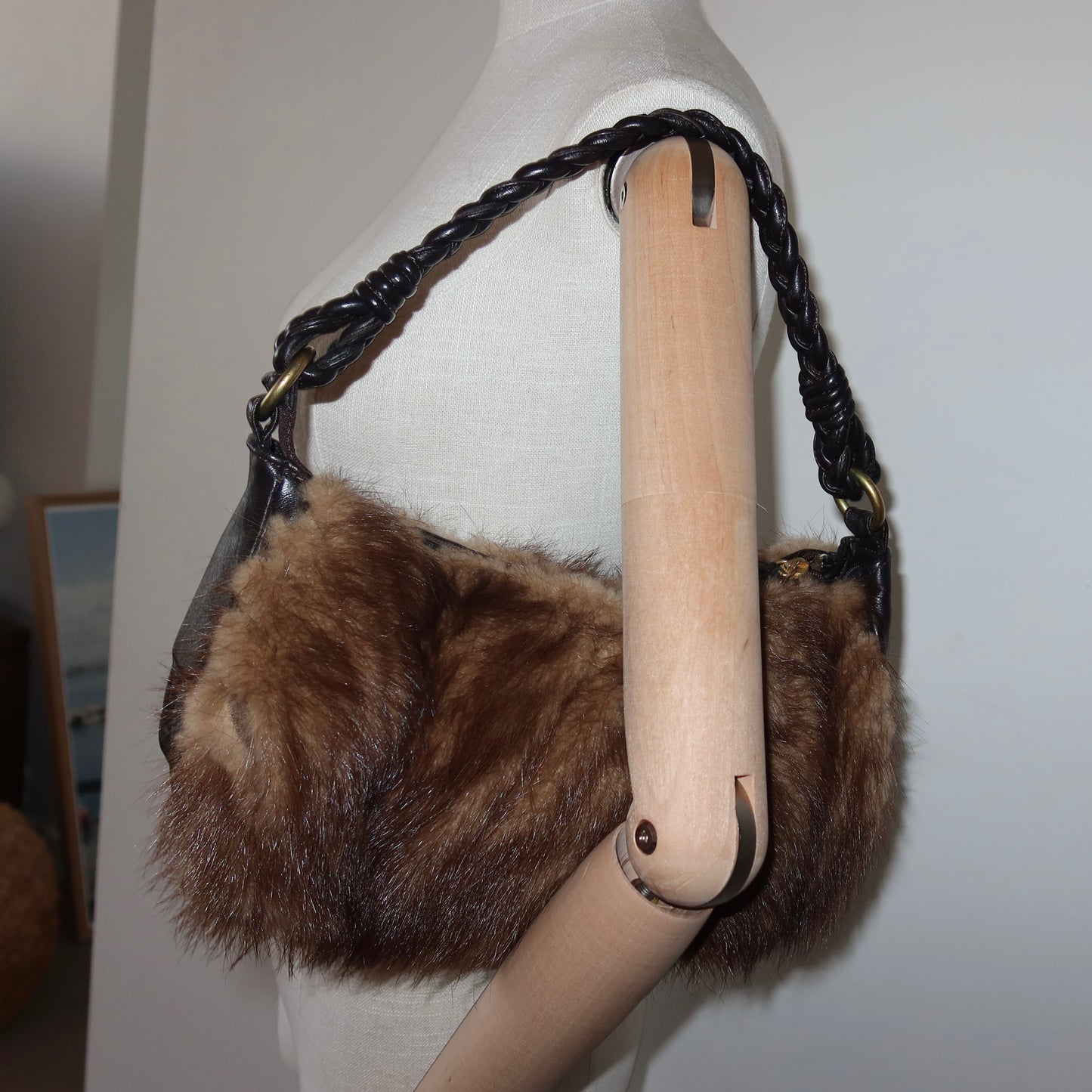 Paolo Masi Sable Fur Bag