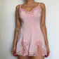 Dior Baby Pink Lace Slip