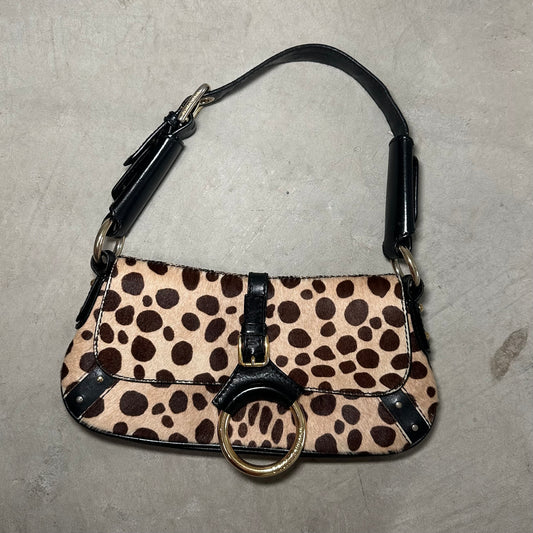 Dolce & Gabbana Flap Front Pony Hair Cheetah Print Bag