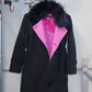 Michael Klein Fur Trim Trench