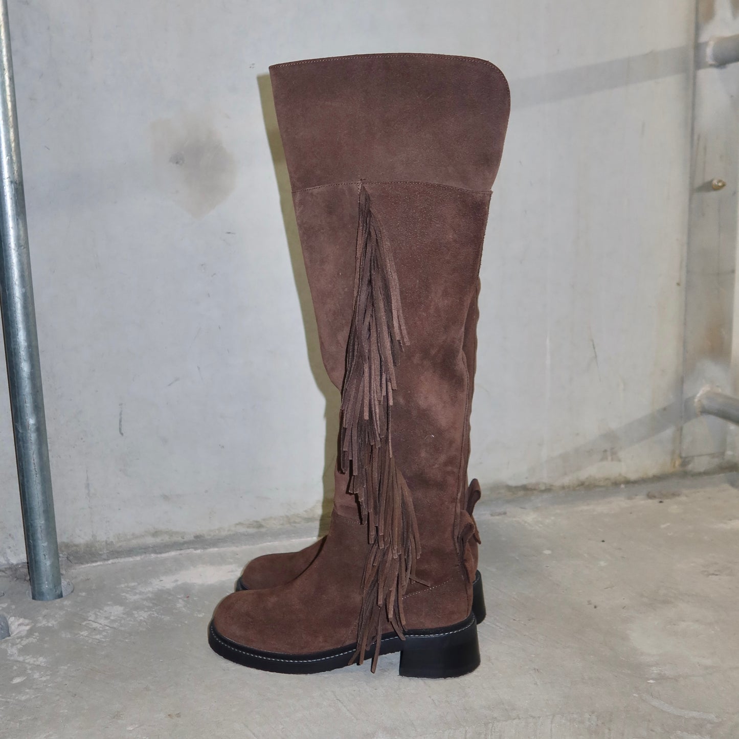 See By Chloé Joice Suede OTK Boots (37)