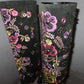 Emilio Pucci Embroidered Suede Boots (37)