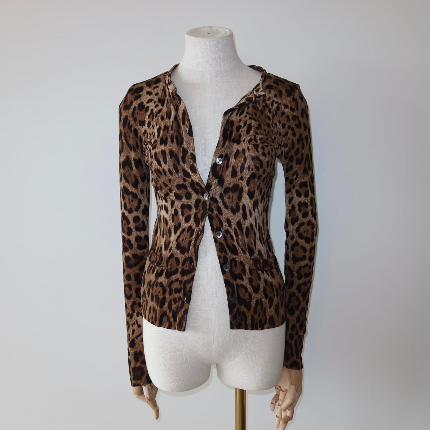 Dolce & Gabbana Leopard Print Cardigan