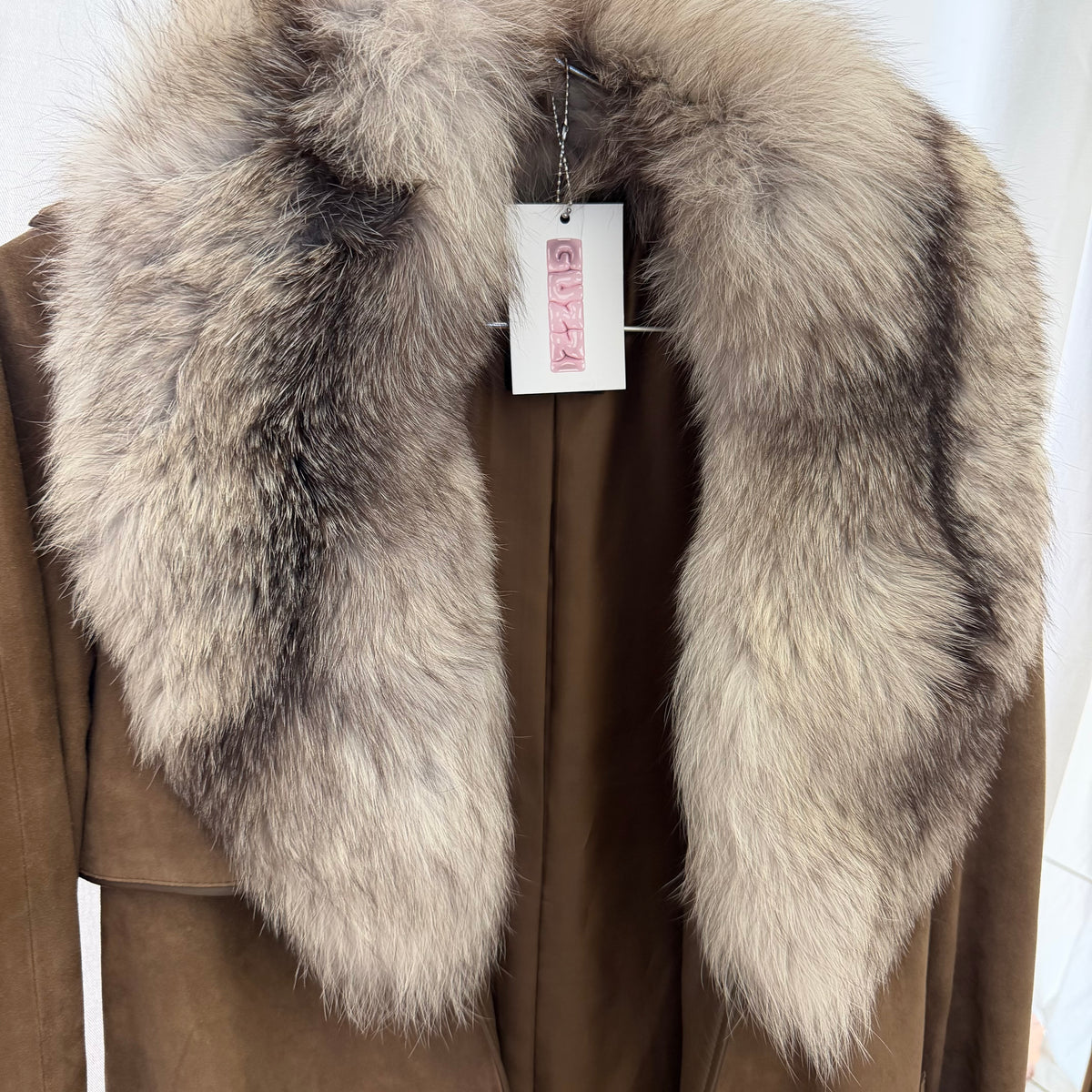 Vintage Suede Trench