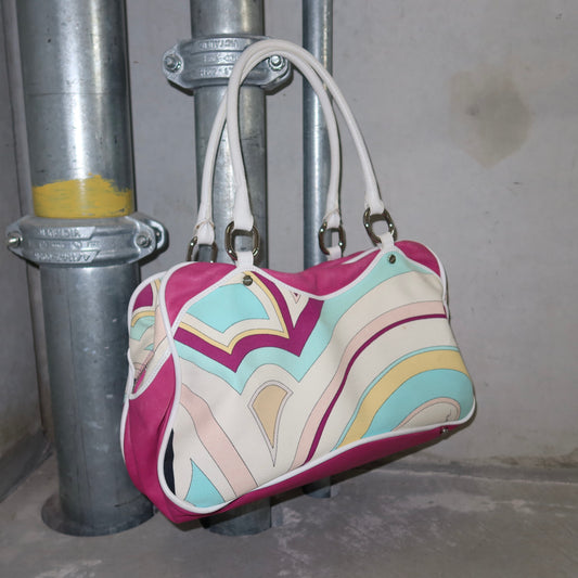 Emilio Pucci Large Printed Handbag