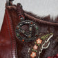 Valentino Embroidered Fur Bag