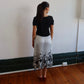 Vintage Designer Beaded Midi Skirt