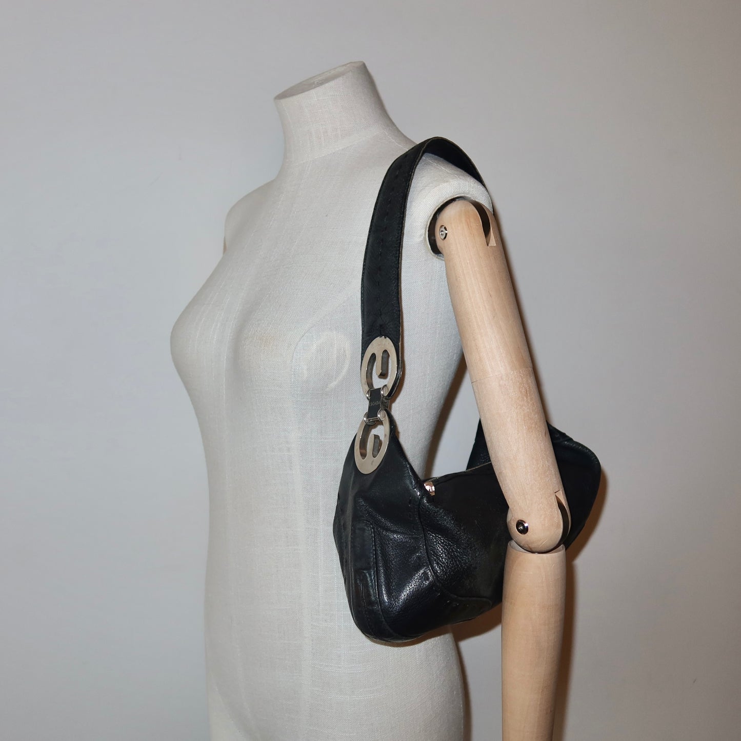 Escada Black Leather Bag