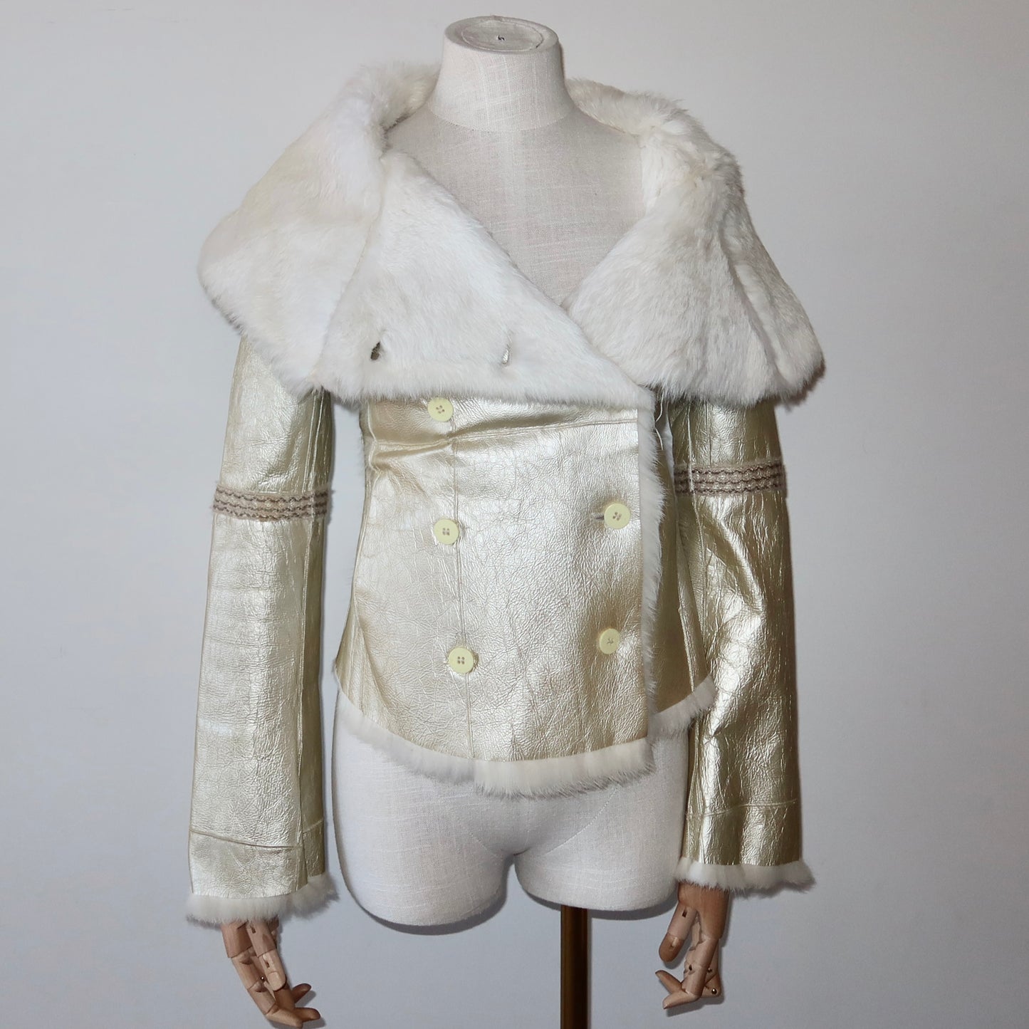 Emporio Armani AW2004 Leather and Fur Jacket