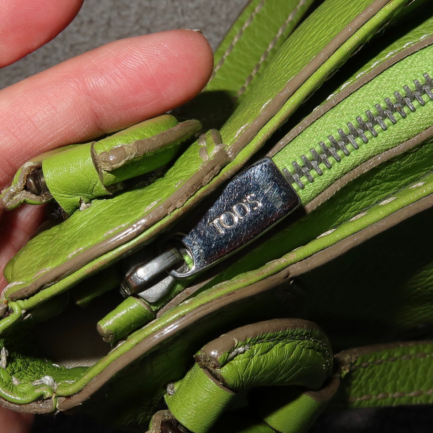 Tod’s Green Leather Bag