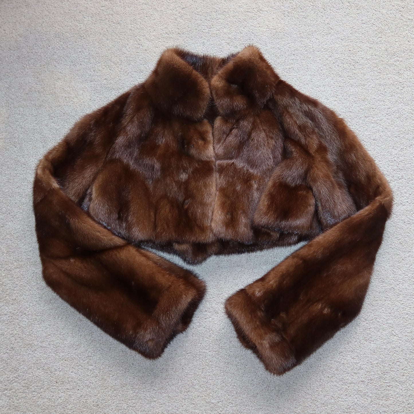 Marni Brown Mink Fur Coat