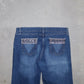 Dolce & Gabbana Rare Straight Leg Jeans with Rhinestone Pockets