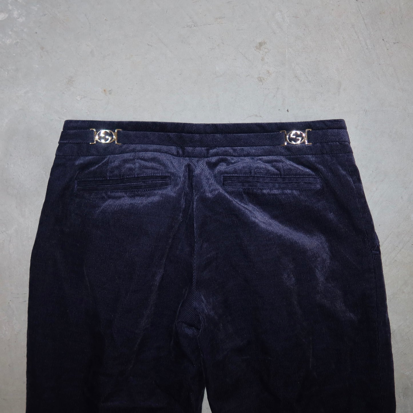 Gucci 2006 Blue Corduroy Pants