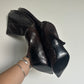 Dior Brown Leather Studded Boots (37.5)