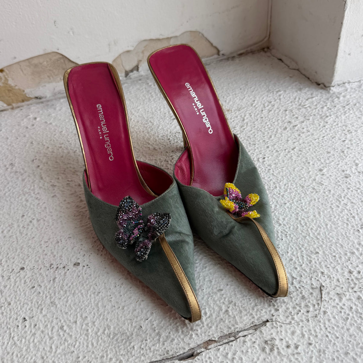 Emanuel Ungaro Butterfly Heels (39.5)