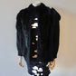 Vintage Angora and Fur Beaded Cardigan