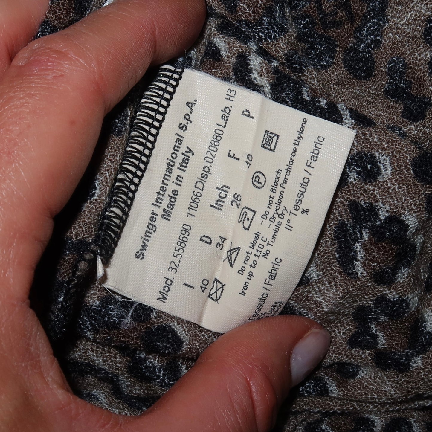 Fendi Leopard Print Mini Dress