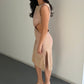 Valentino Suede Cut Out Dress
