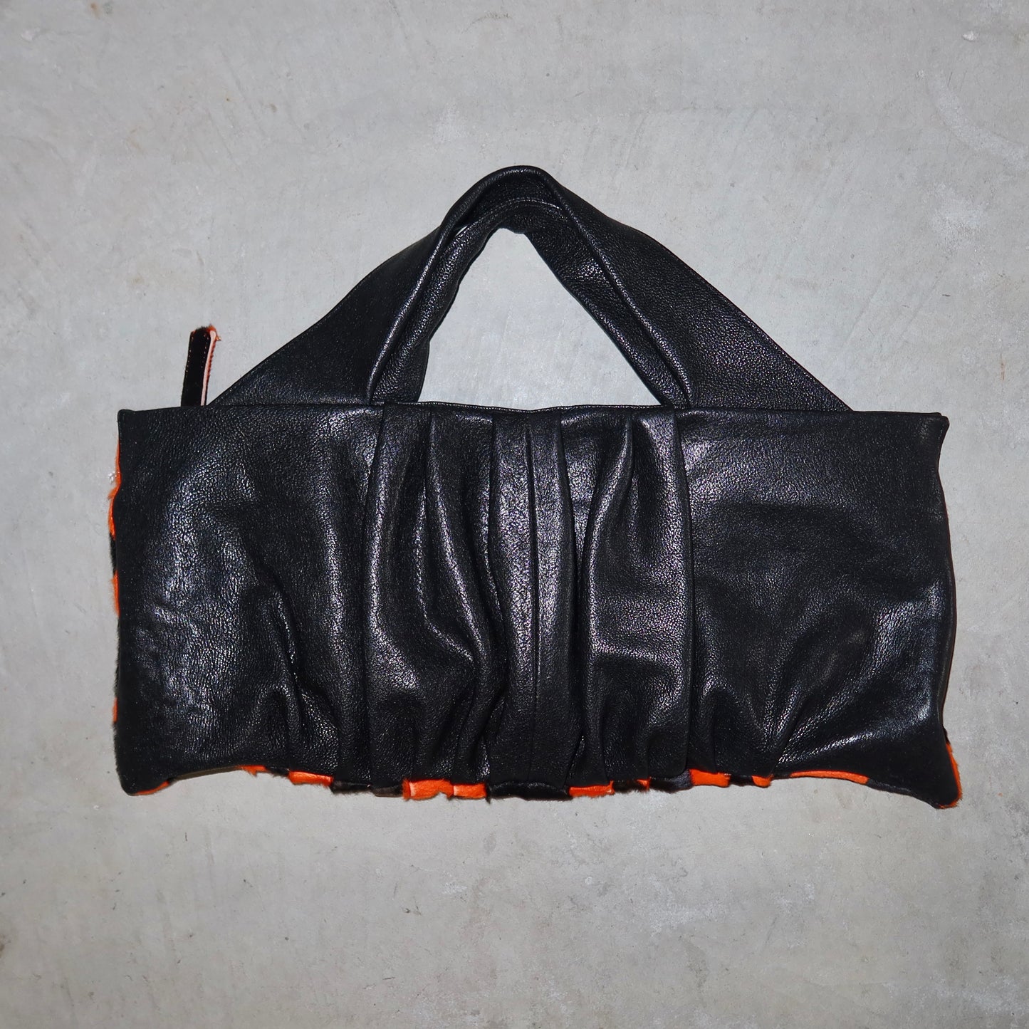 Vintage Cowhide Polka Dot Bag