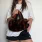 Sonia Rykiel Faux Fur Bowling Bag