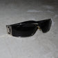Celine Black and Silver Triomph Sunglasses