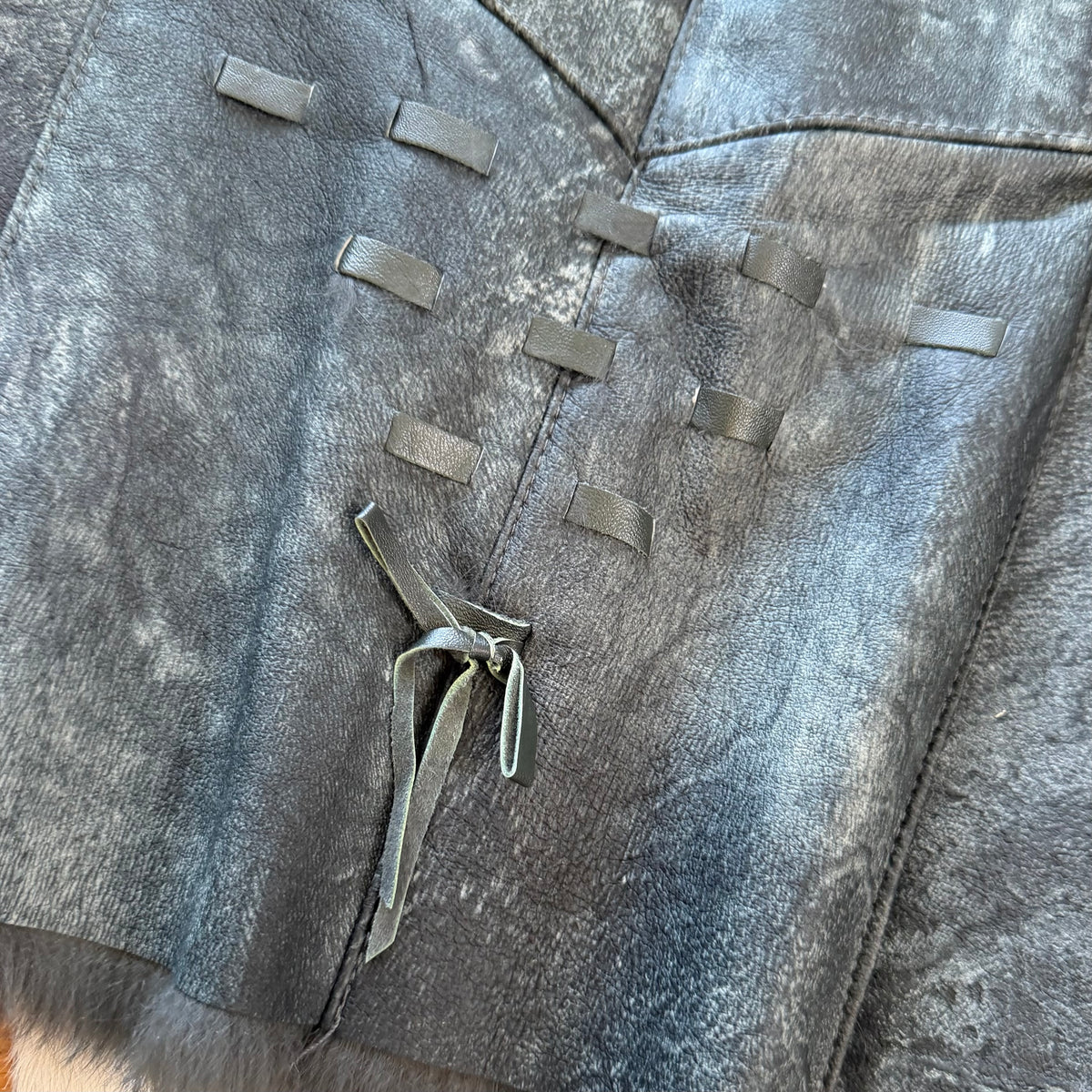 Vintage Fur Lined Coat
