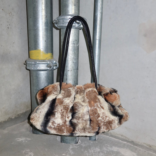 Vintage Italian Rabbit Fur Bag