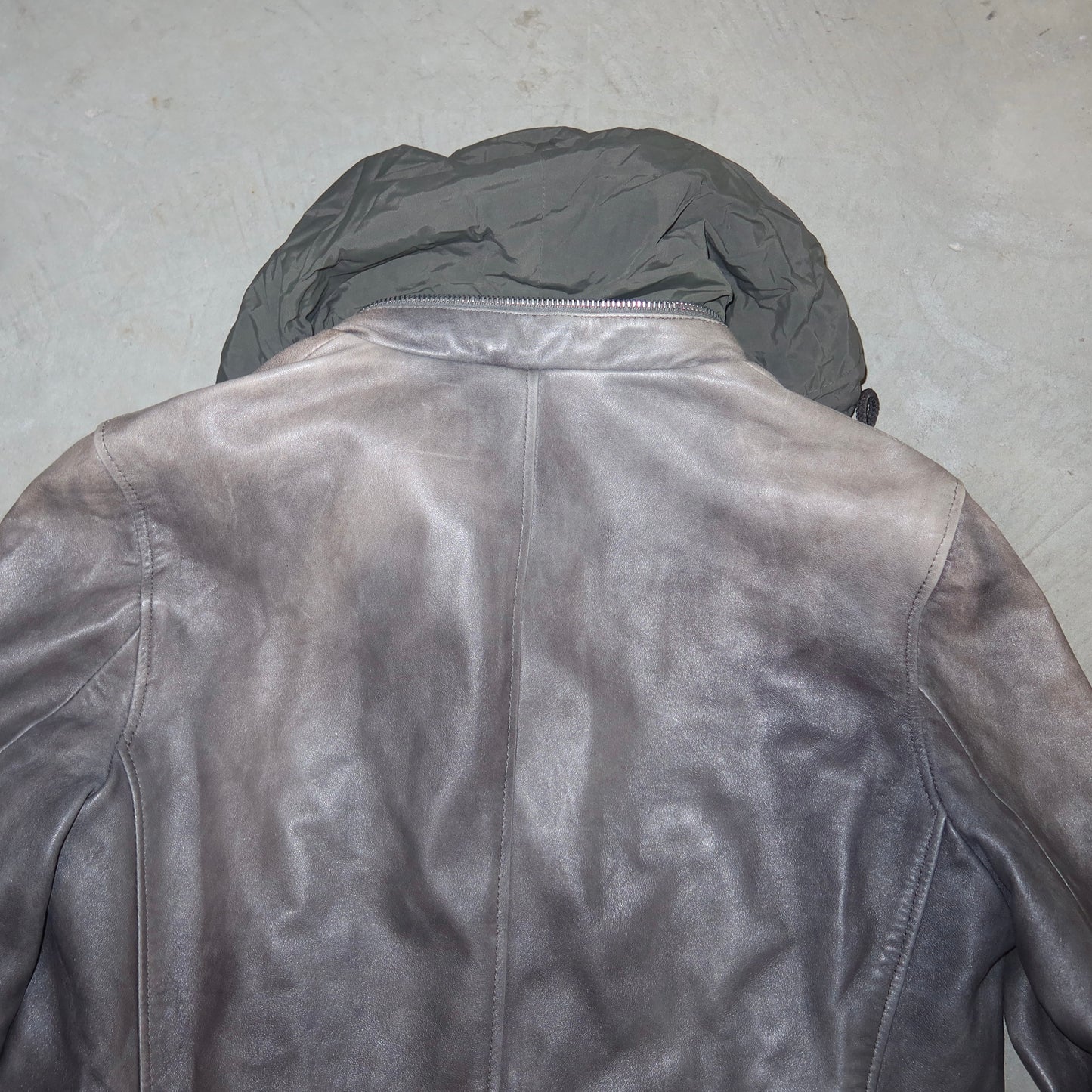 Celine Grey Leather Jacket