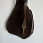 Gucci Brown Leather Horse-Bit Crossbody