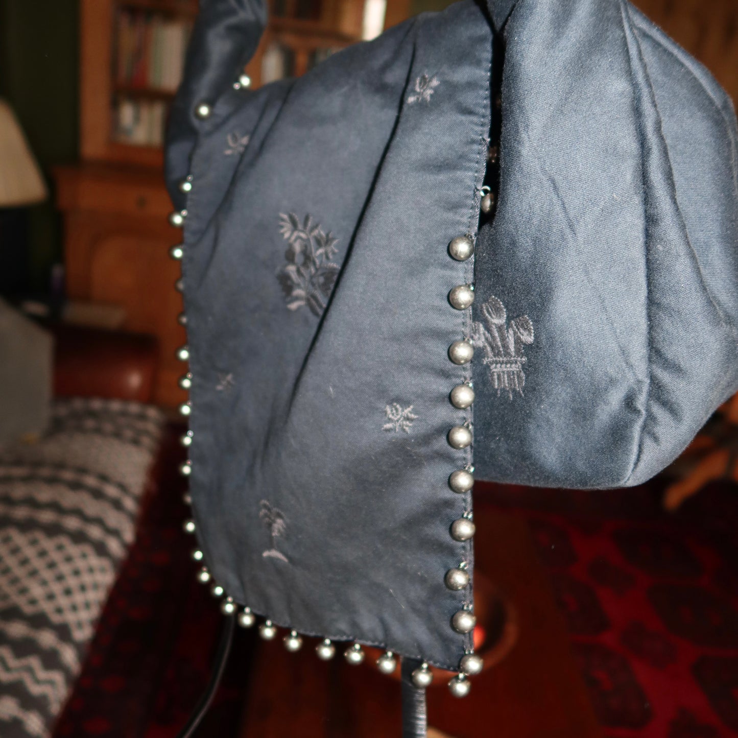 Chloé Embroidered Cotton Bracelet Bag