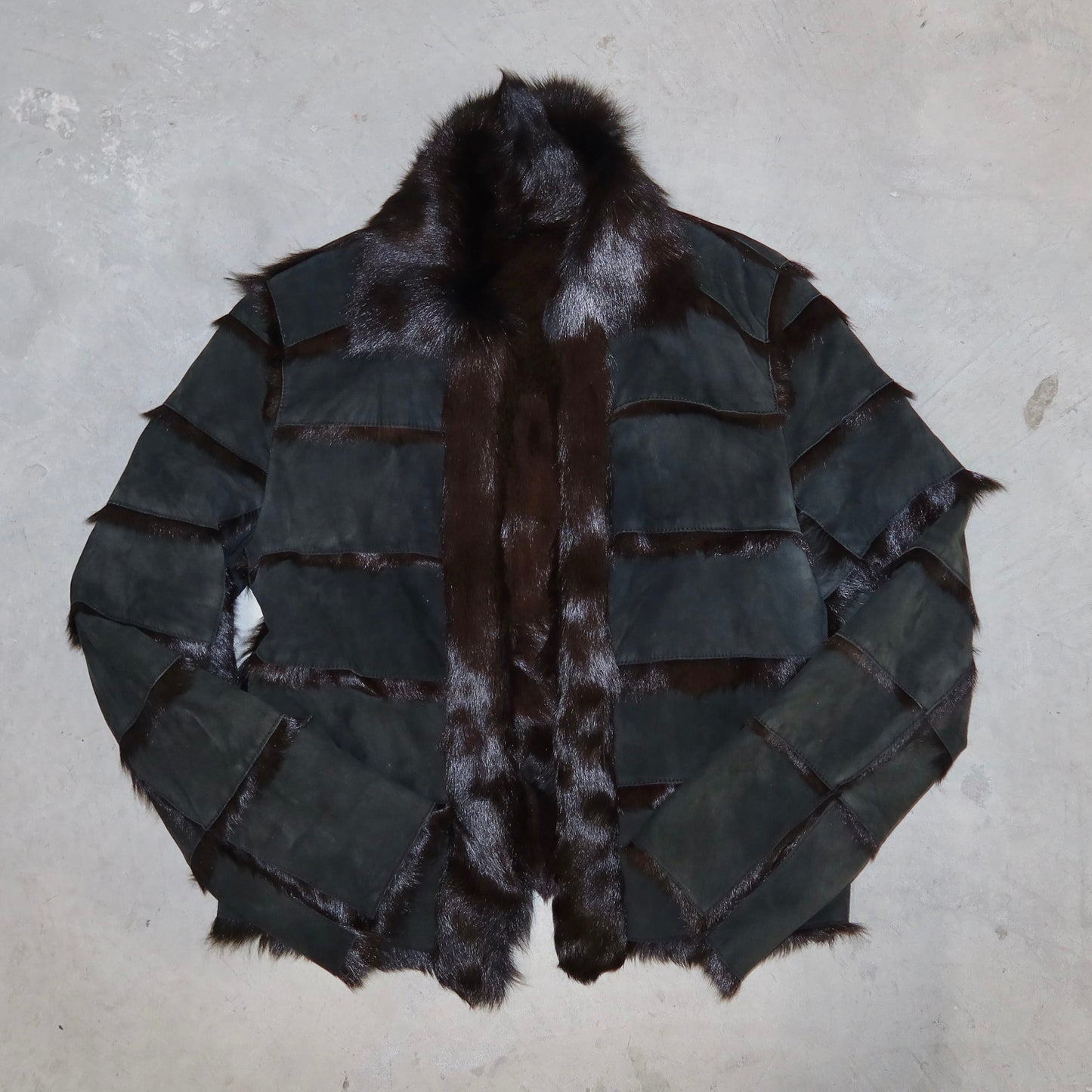 Trussardi Suede and Fur Jacket