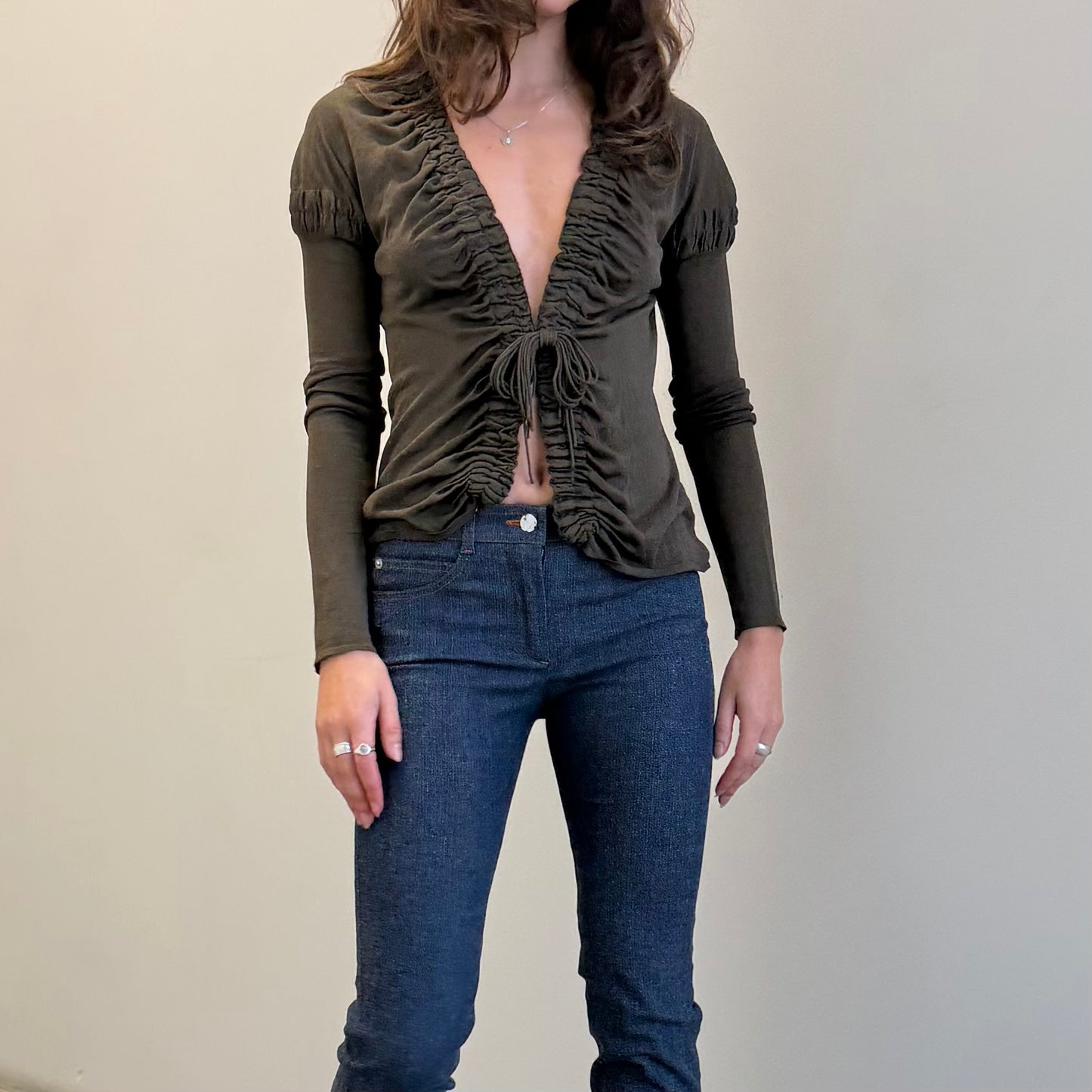 Gucci SS2003 Silk Knit Cardigan