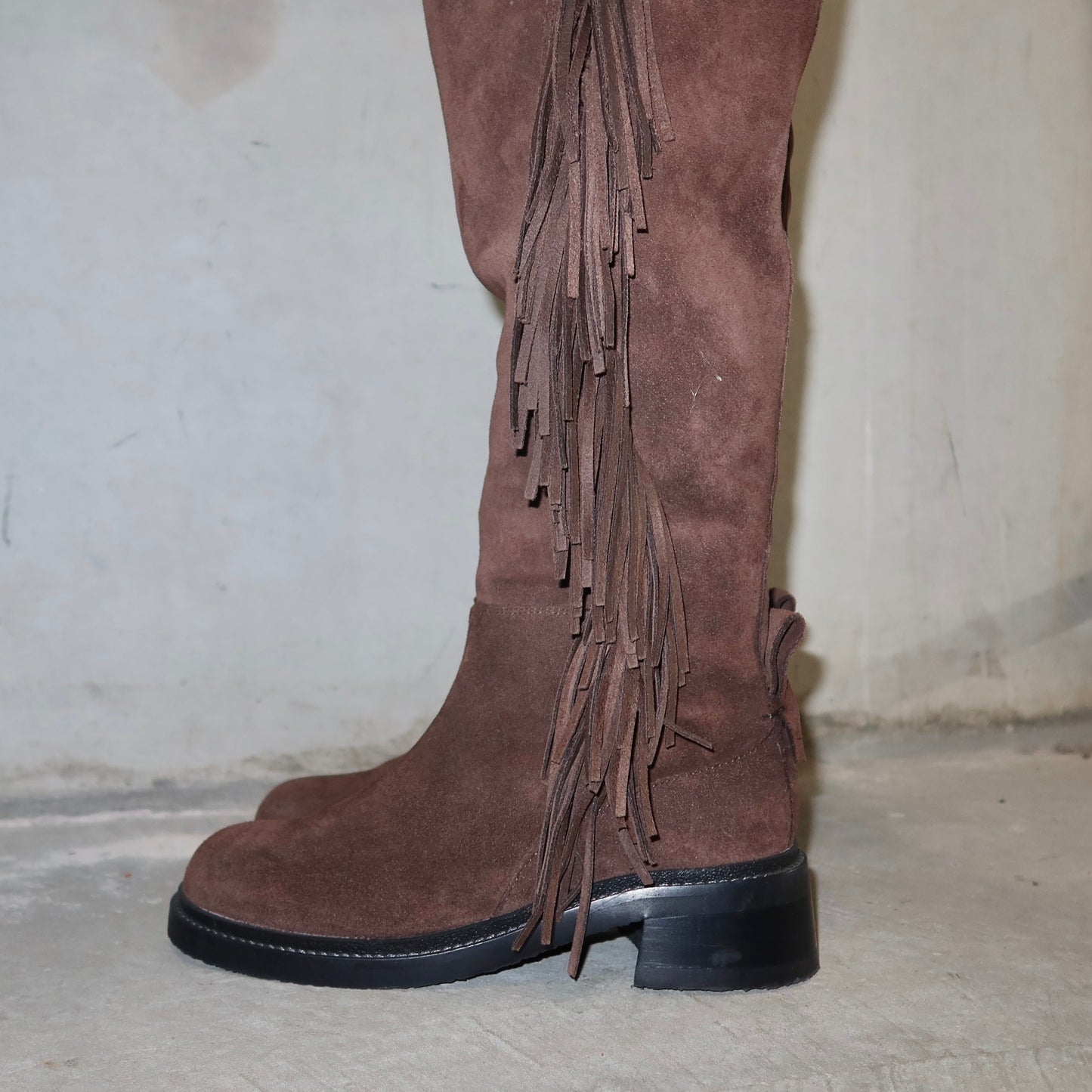 See By Chloé Joice Suede OTK Boots (37)